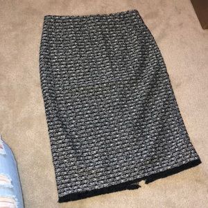 Black and white skirt